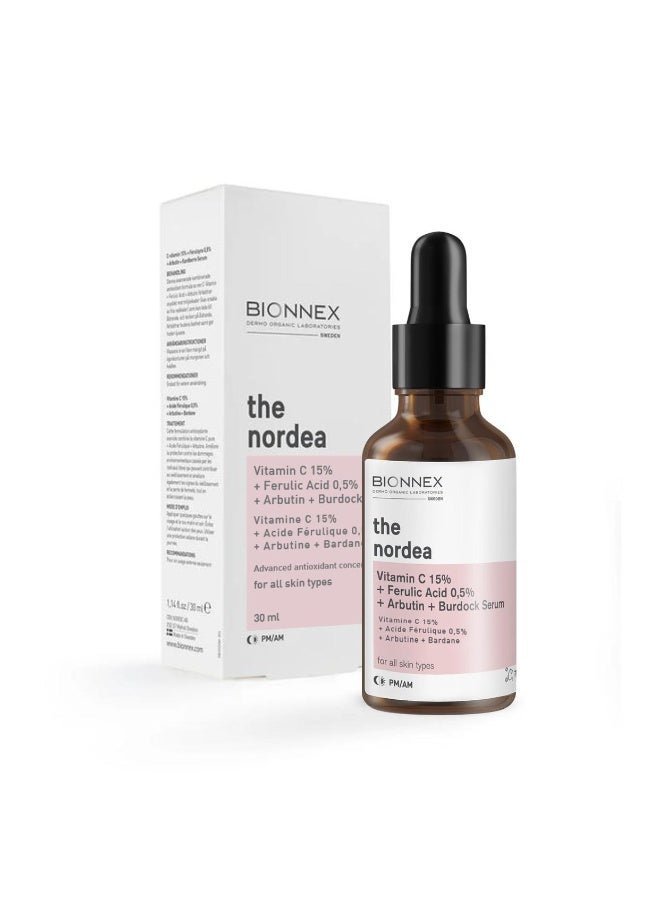 BIONNEX The Nordea Vitamin C 15% + Ferulic Acid 0.5% + Burdock Serum