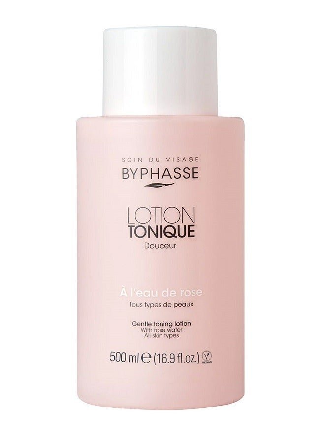 BYPHASSE Lotion Tonique Face With Rose Water 500ml