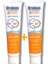 DRAKON Drakon Sunscreen Gel Cream Dry Touch SpF 50 1+1 120Ml