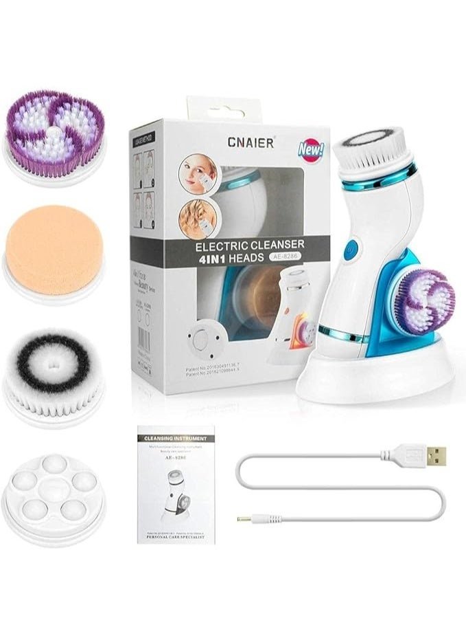 Cnaier 4-in-1 Waterproof Facial Cleanser