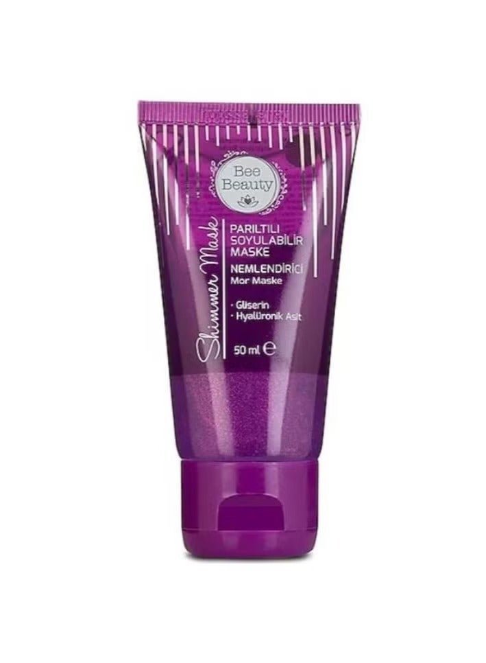 Bee Beauty Bee Beauty Glitter Peel-Off Purple Mask 50 ml