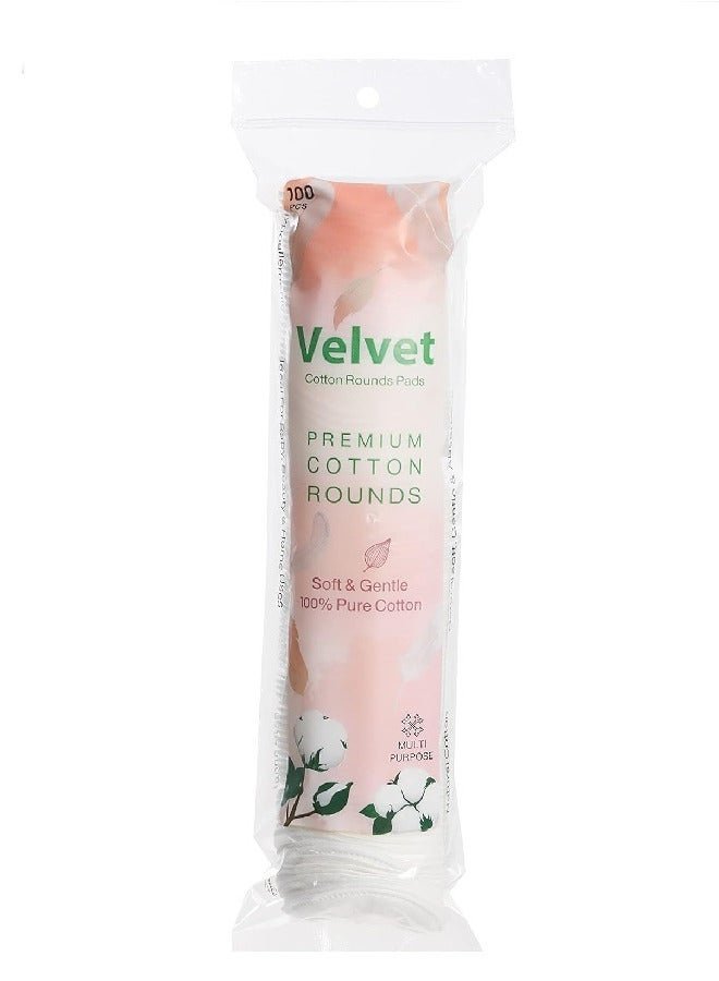 VELVET Makeup Cotton 100 Pieces