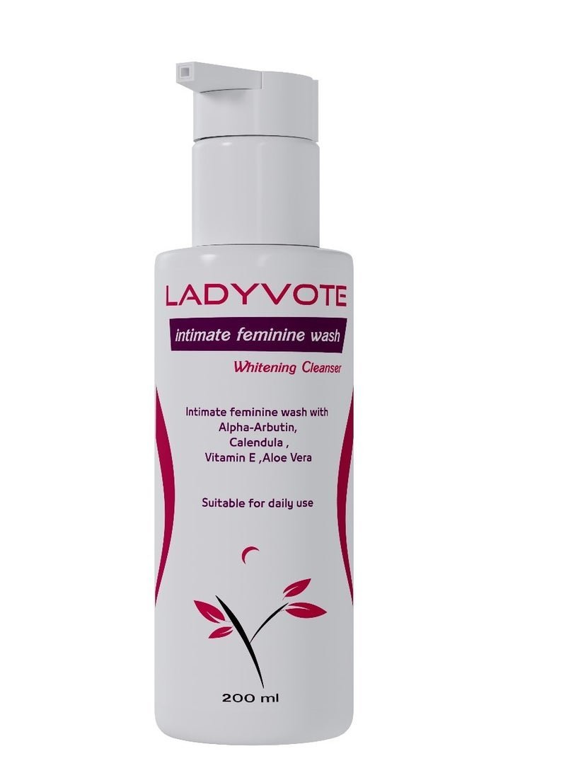 Ladyvote Intimate Feminine wash Whitening Cleanser 200ml