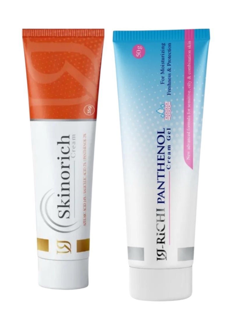 U-RICHI Urichi Panthenol Cream Gel 50g + Urichi Skinorich 35g