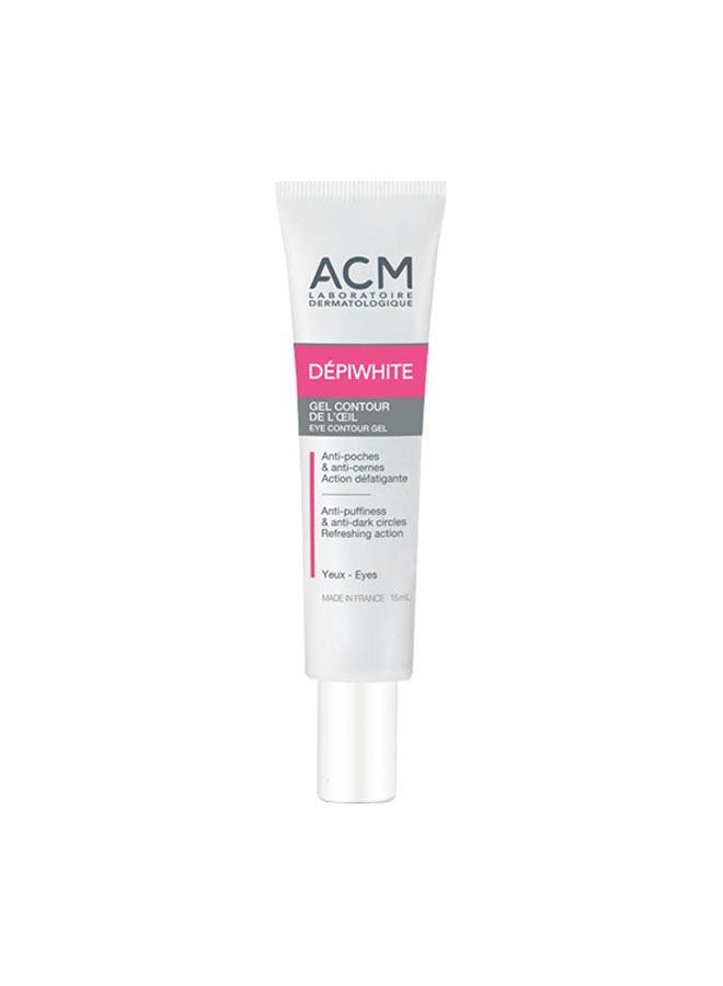 ACM Laboratoire dermatologique Depiwhite Eye Contour Gel, 15ml – Under Eye Gel for Dark Circles & Puffiness